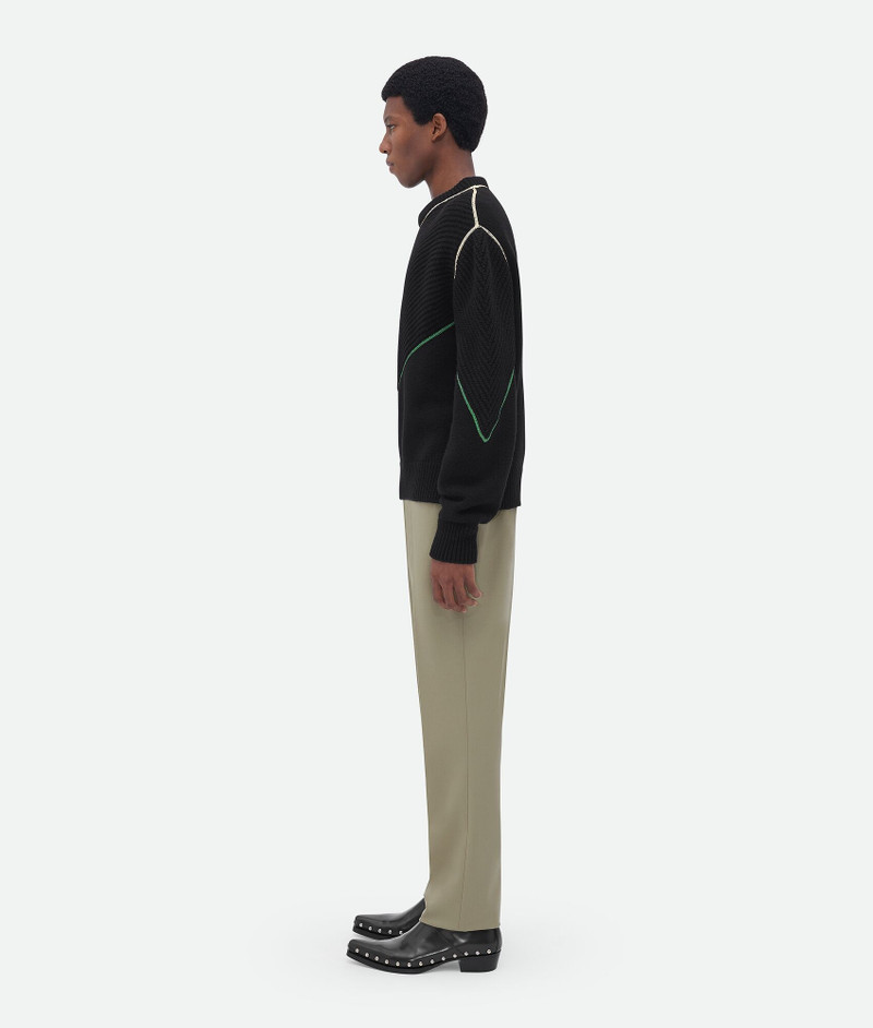 Bottega Veneta wool cashmere overlock jumper outlook