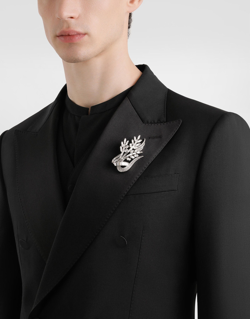 Dolce & Gabbana Full rhinestone brooch outlook