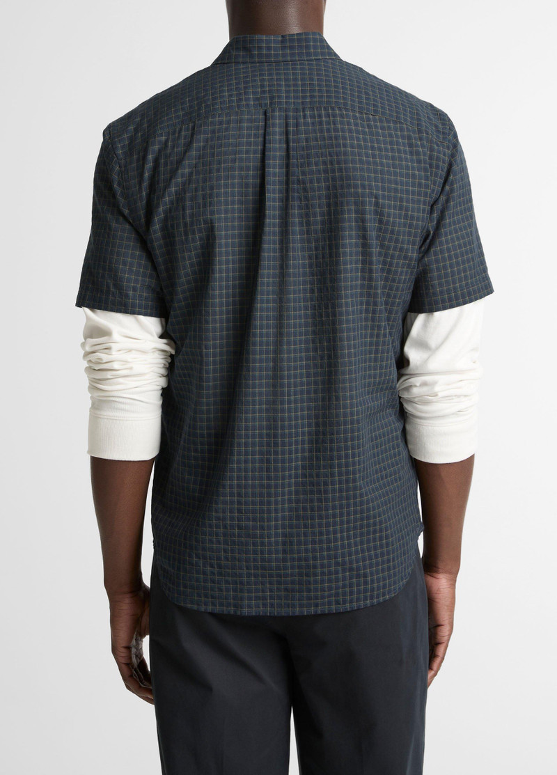 Vince Cortland Plaid Cotton-Blend Button-Down Shirt outlook