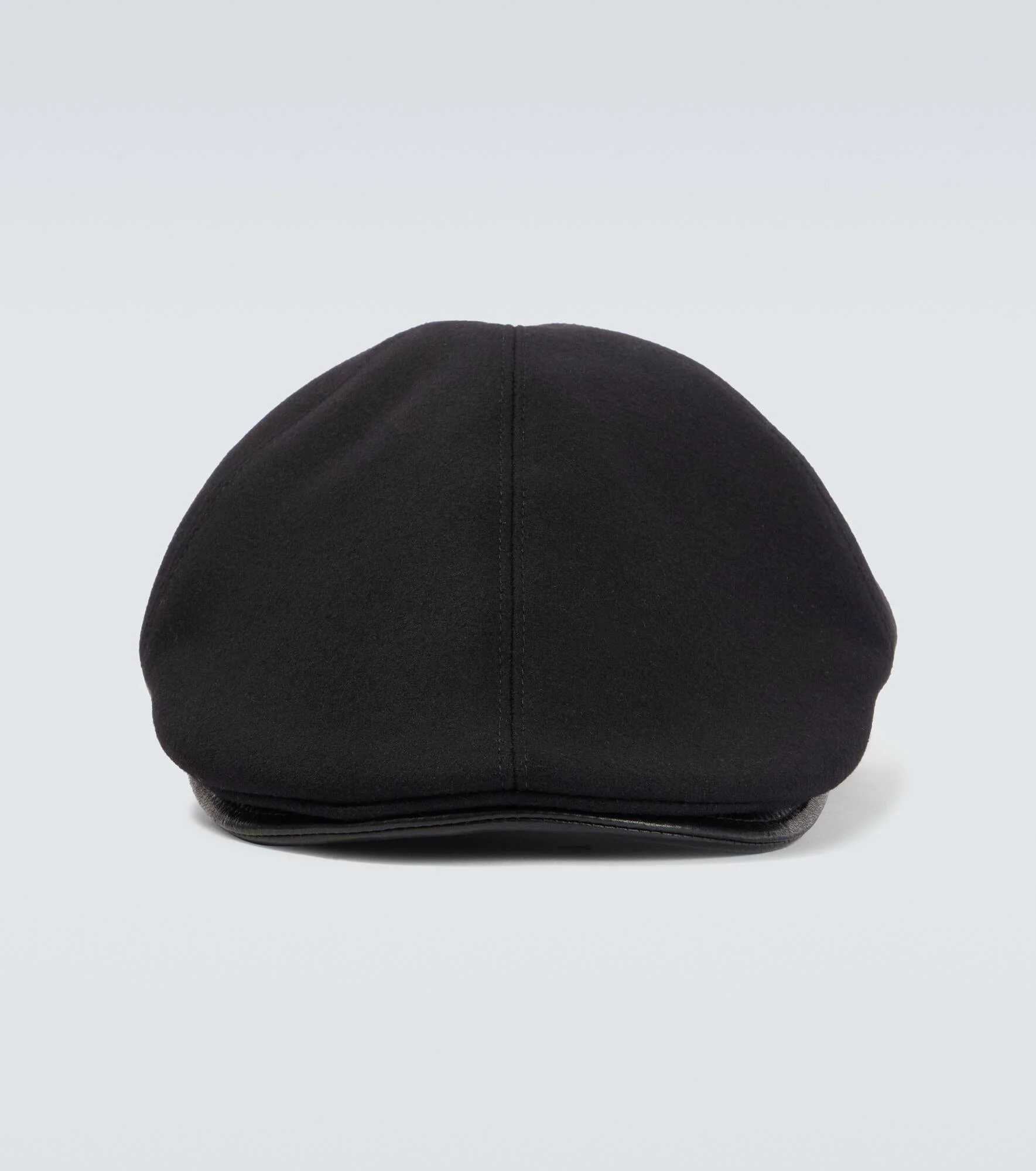 Wool and cashmere-blend flat cap - 1