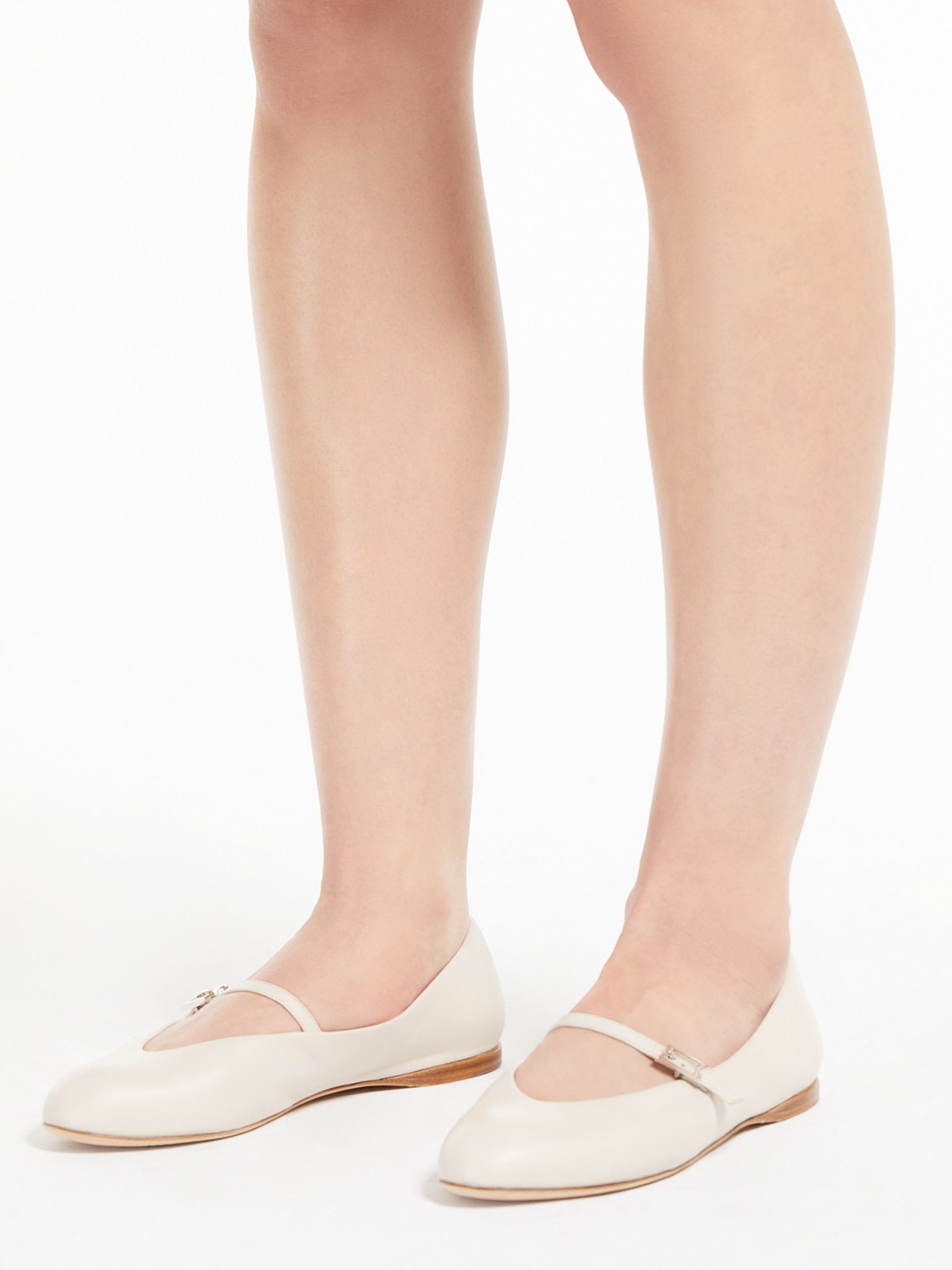 MMBALLET Nappa leather ballet flats - 5