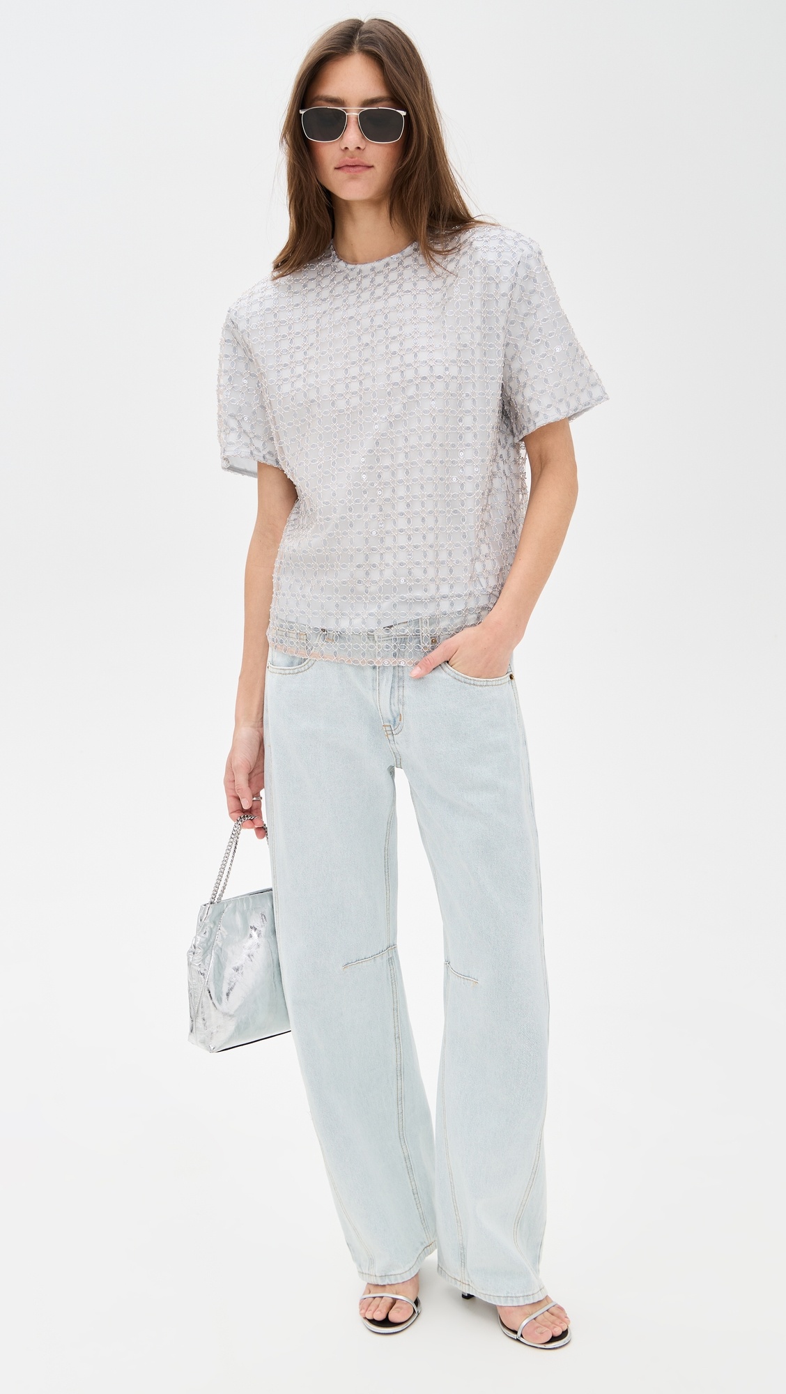 Beaded Oversized Top - 4