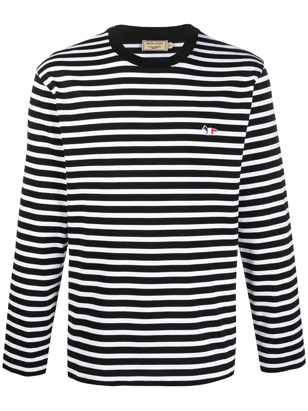 striped long-sleeve T-shirt - 1