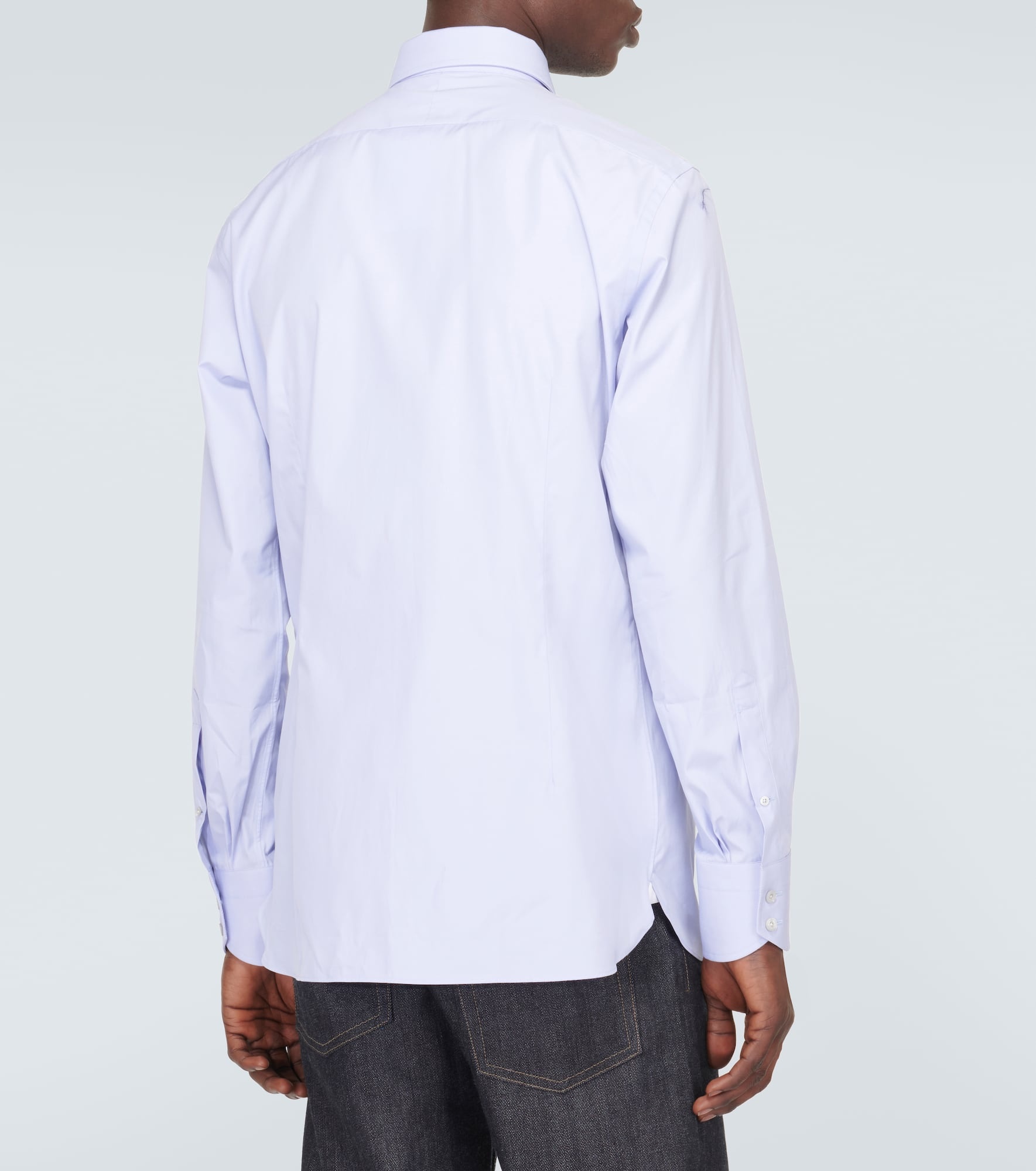 Cotton poplin shirt - 4