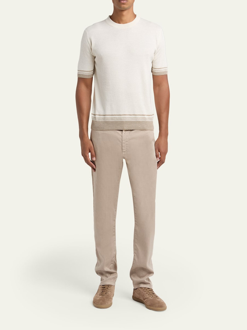 ZEGNA City Stretch Cotton-Linen Jeans outlook