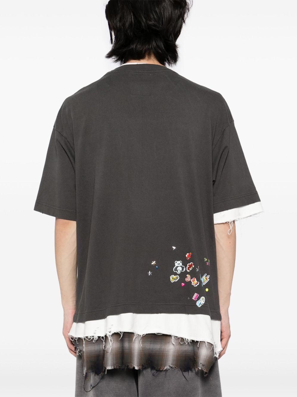 layered T-shirt - 3
