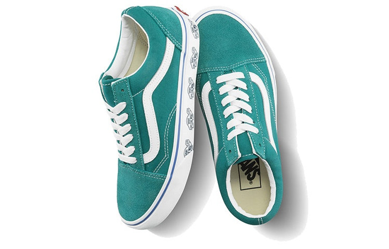 Vans Vans Sidewall Print Old Skool Blue VN0A3WKT4RT outlook