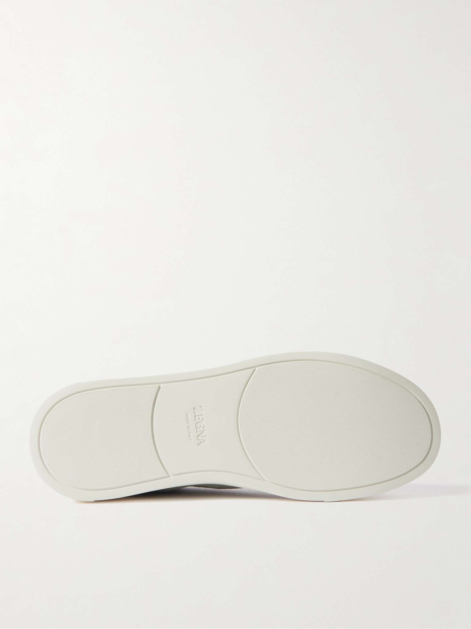 Triple Stitch Suede Sneakers - 7