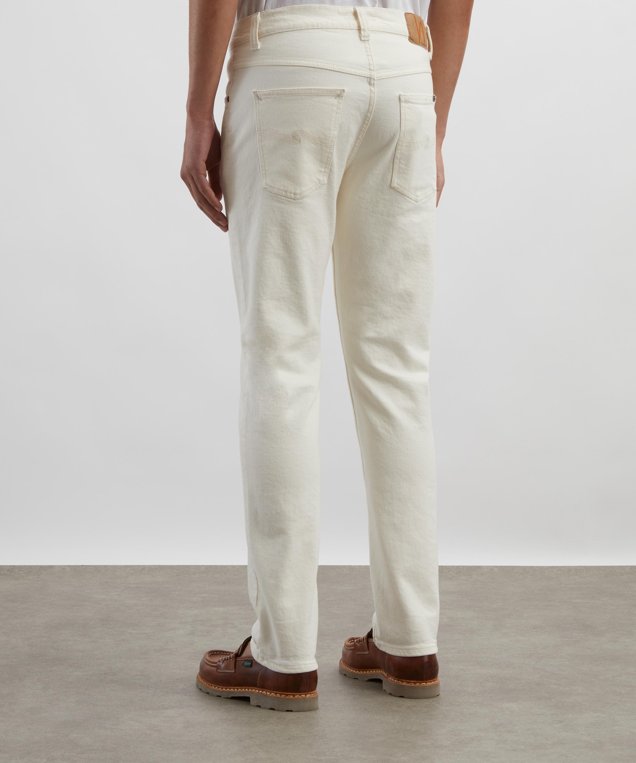 Solid Ollie Ivory Slim-Fit Jeans - 4