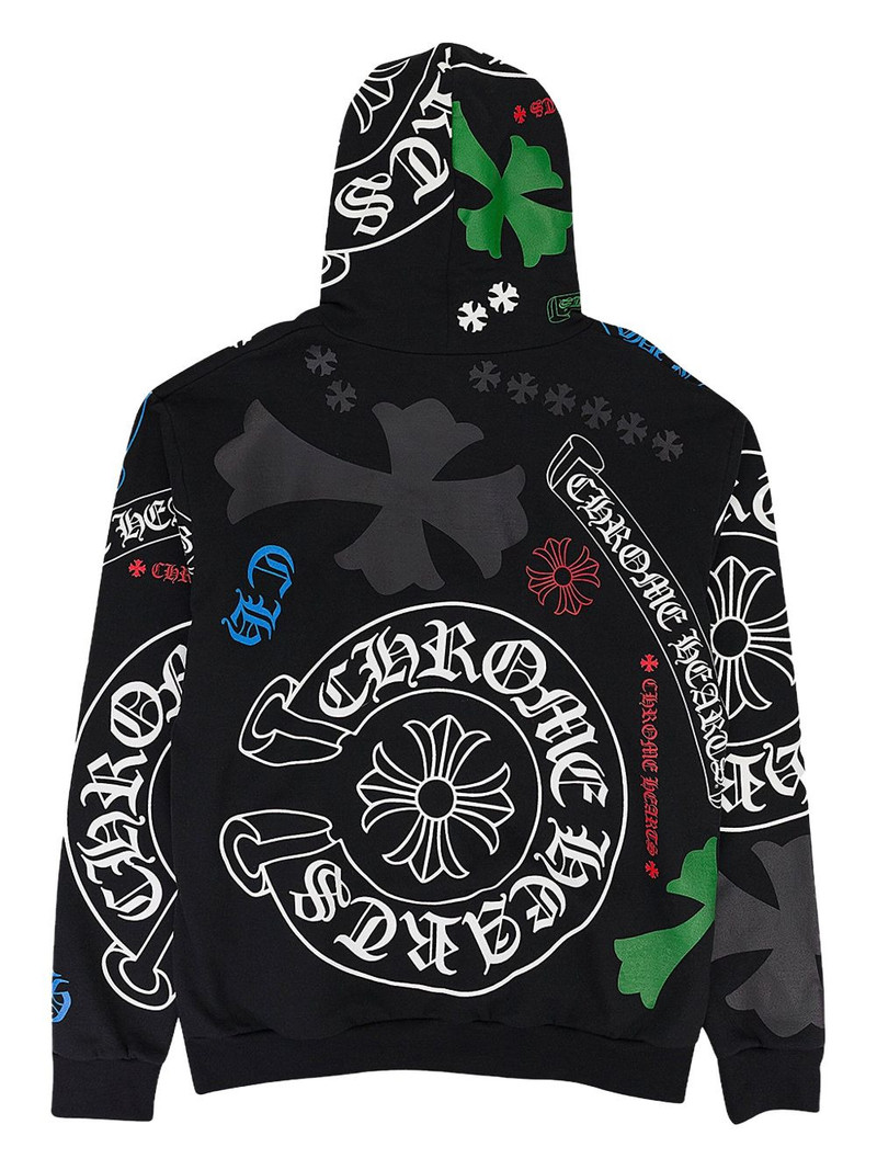 Chrome Hearts stencil hooded sweatshirt outlook