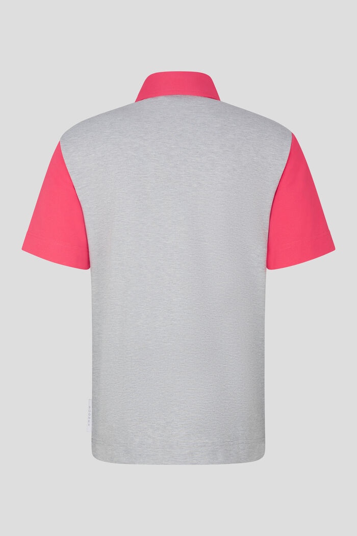 Tristan Polo shirt in Pink/Light gray - 2