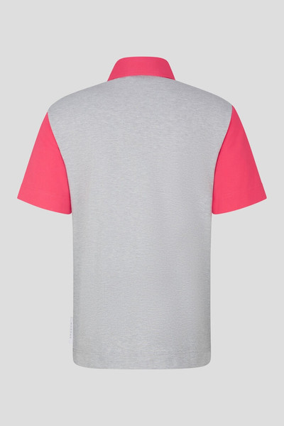 BOGNER Tristan Polo shirt in Pink/Light gray outlook