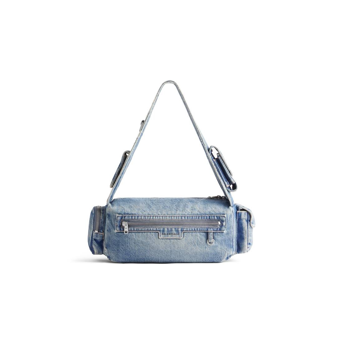 Men's Superbusy Small Sling Bag Denim in Blue - 3