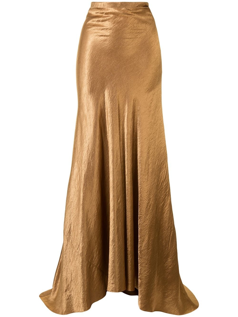 metallic maxi skirt - 1