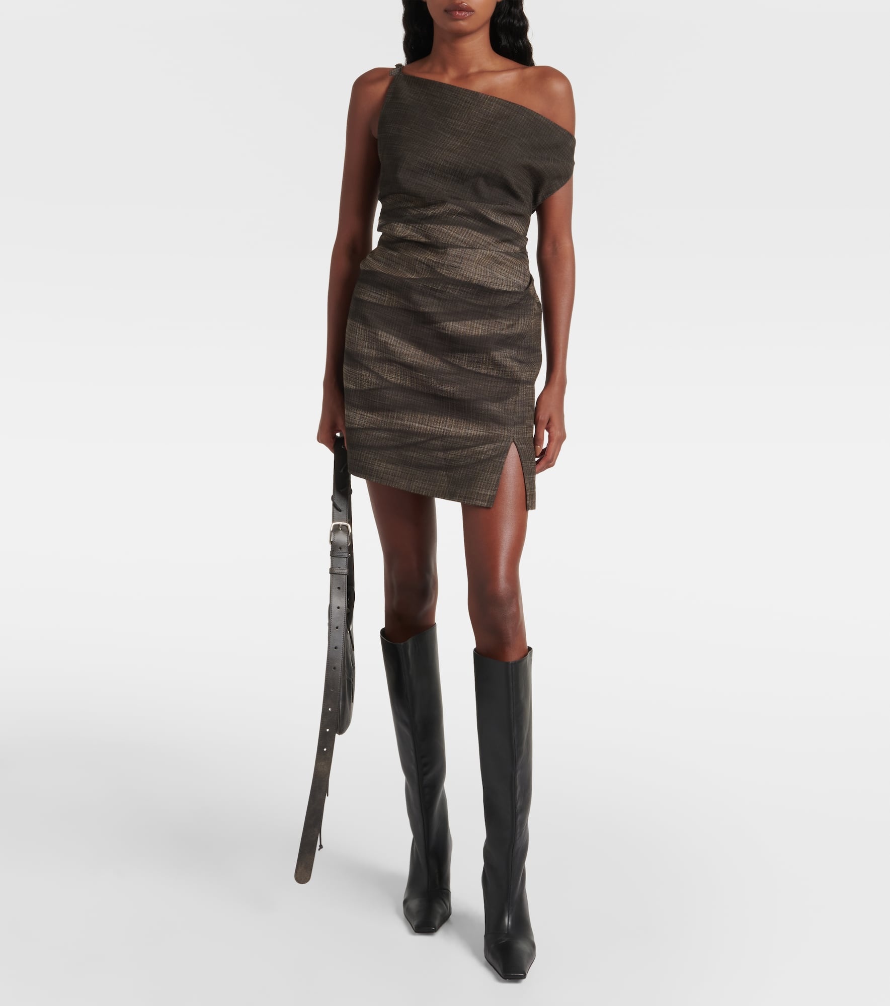 Dumella one-shoulder minidress - 2