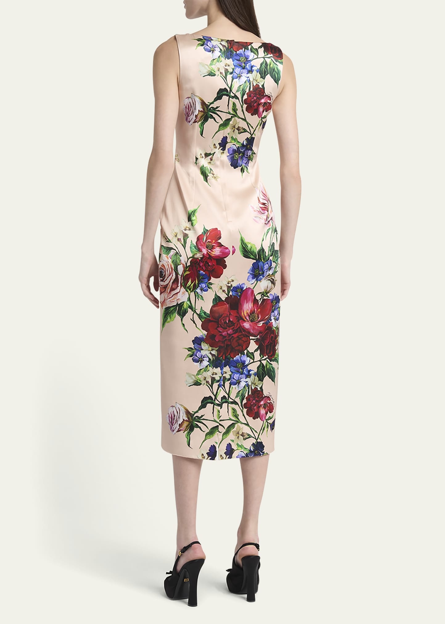 Rasovi Bouquet Fantichi Sleeveless Midi Dress - 3
