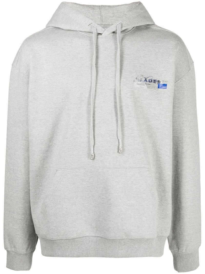 logo print hoodie 1