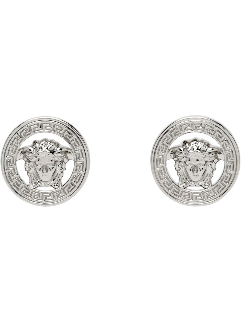 Silver Medusa '95 Stud Earrings 1