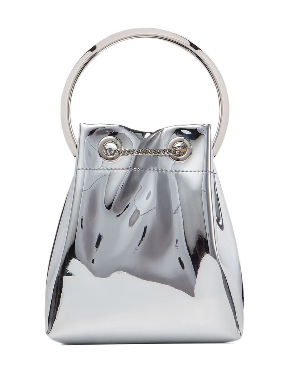 Bon Bon metallic-effect bucket bag - 3