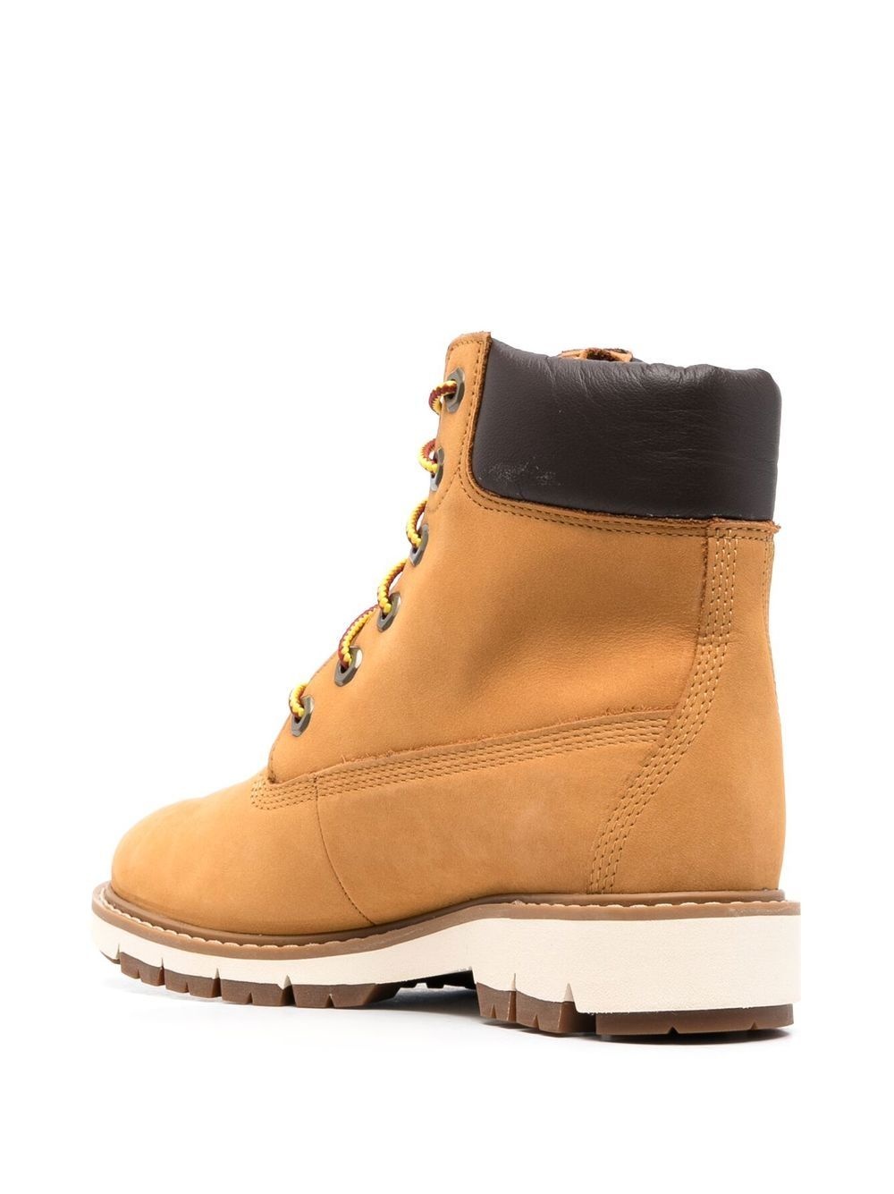 Lucia lace-up suede boots - 3
