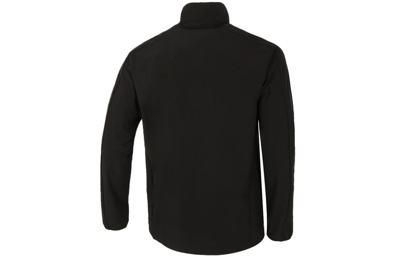 adidas adidas Contrasting Colors Outdoor Windproof Stand Collar Jacket Black GN7347 outlook