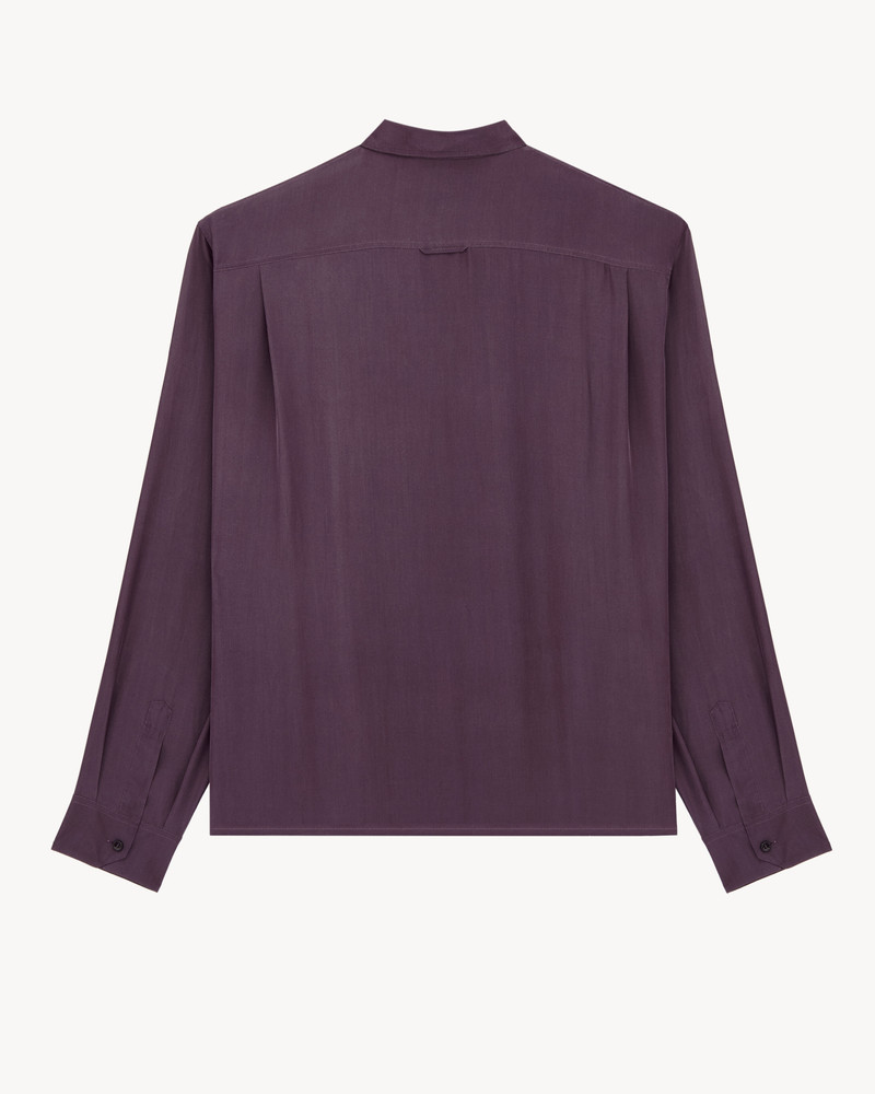 SAINT LAURENT SHIRT IN VISCOSE AND SILK outlook