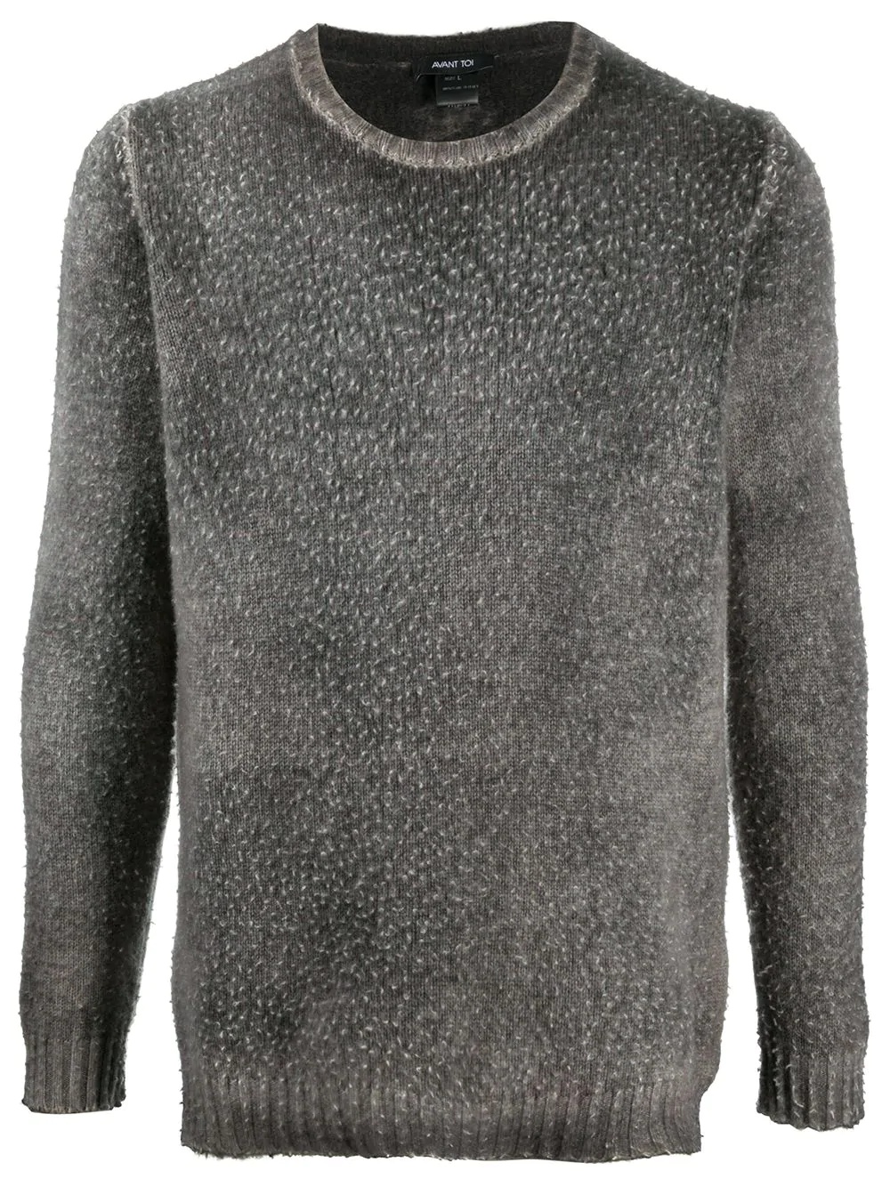 textured cashmere-blend jumper - 1