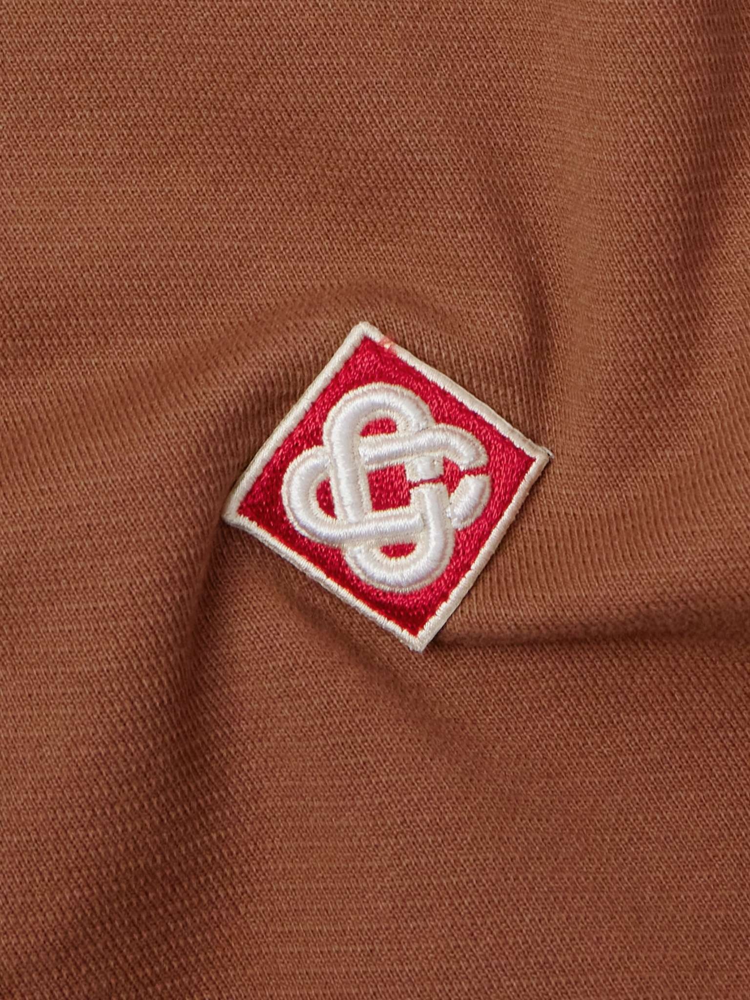 Laurel Logo-Appliquéd Embroidered Organic Cotton-Jersey Zip-Up Cardigan - 2