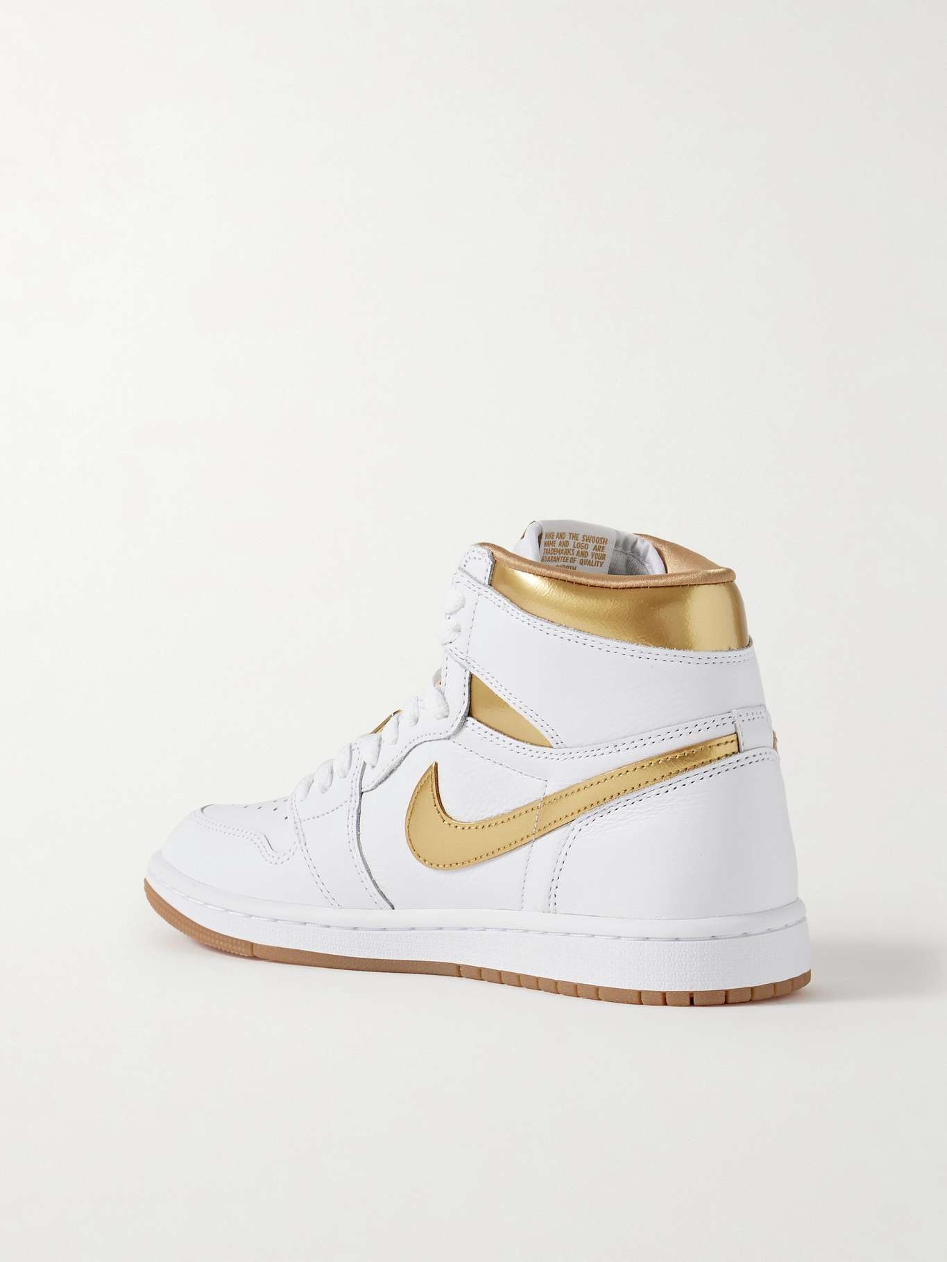 Air Jordan 1 Retro embellished metallic leather high-top sneakers - 3