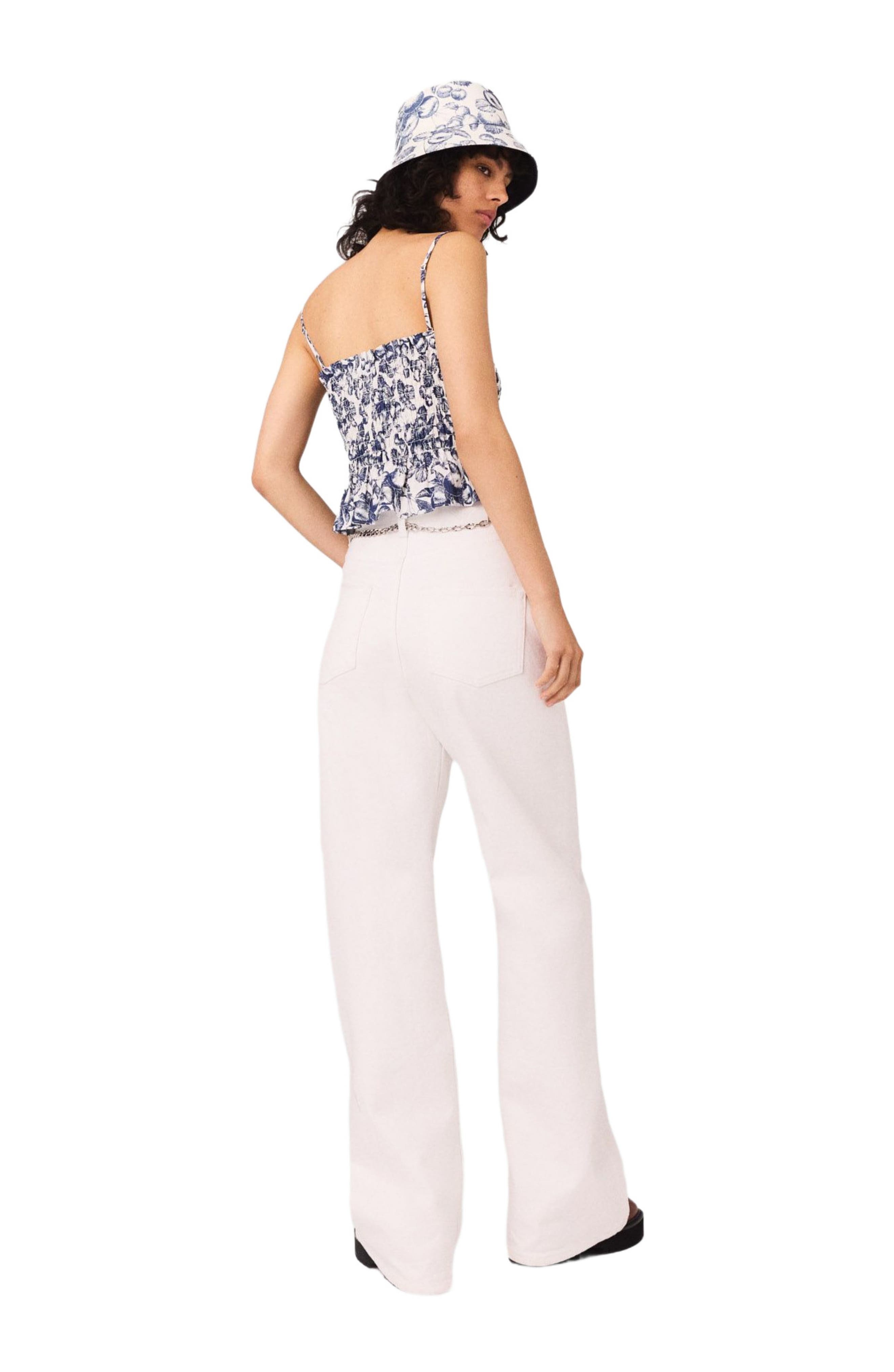 maje High-waisted wide-leg jeans in White at Nordstrom - 2