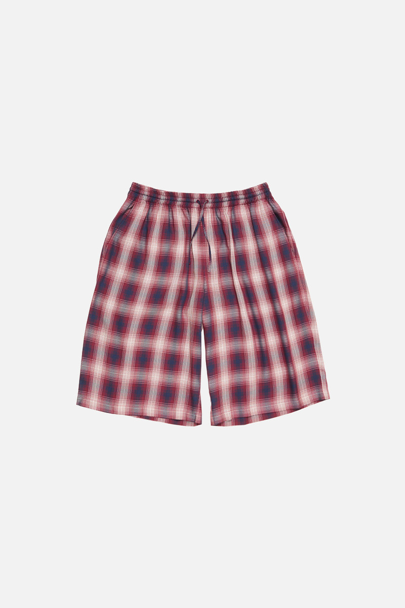 Check shorts - Red/blue 1