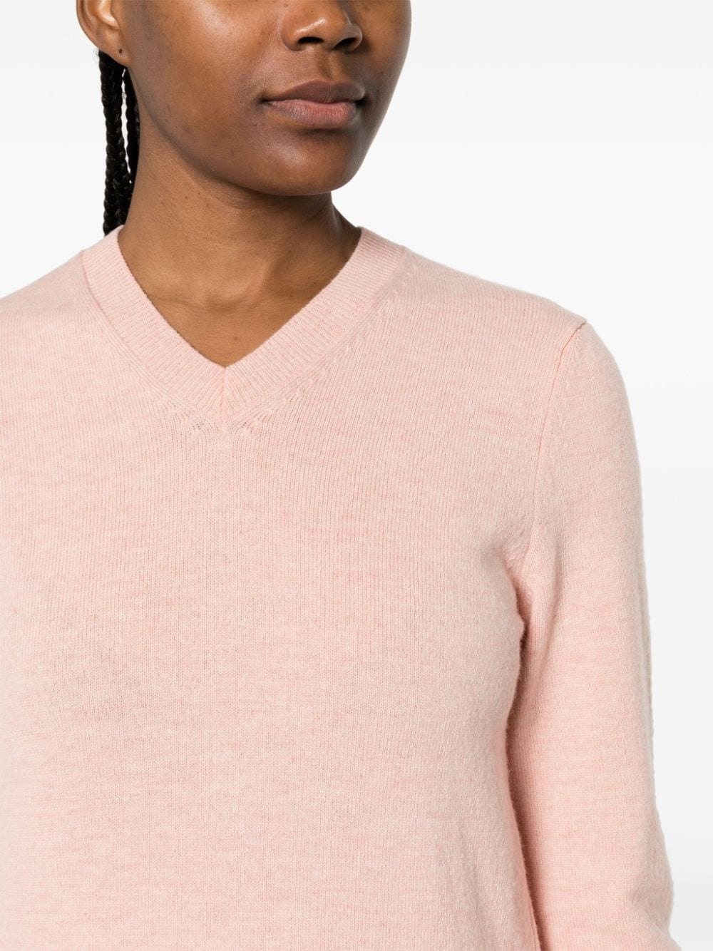 heart logo wool jumper - 5
