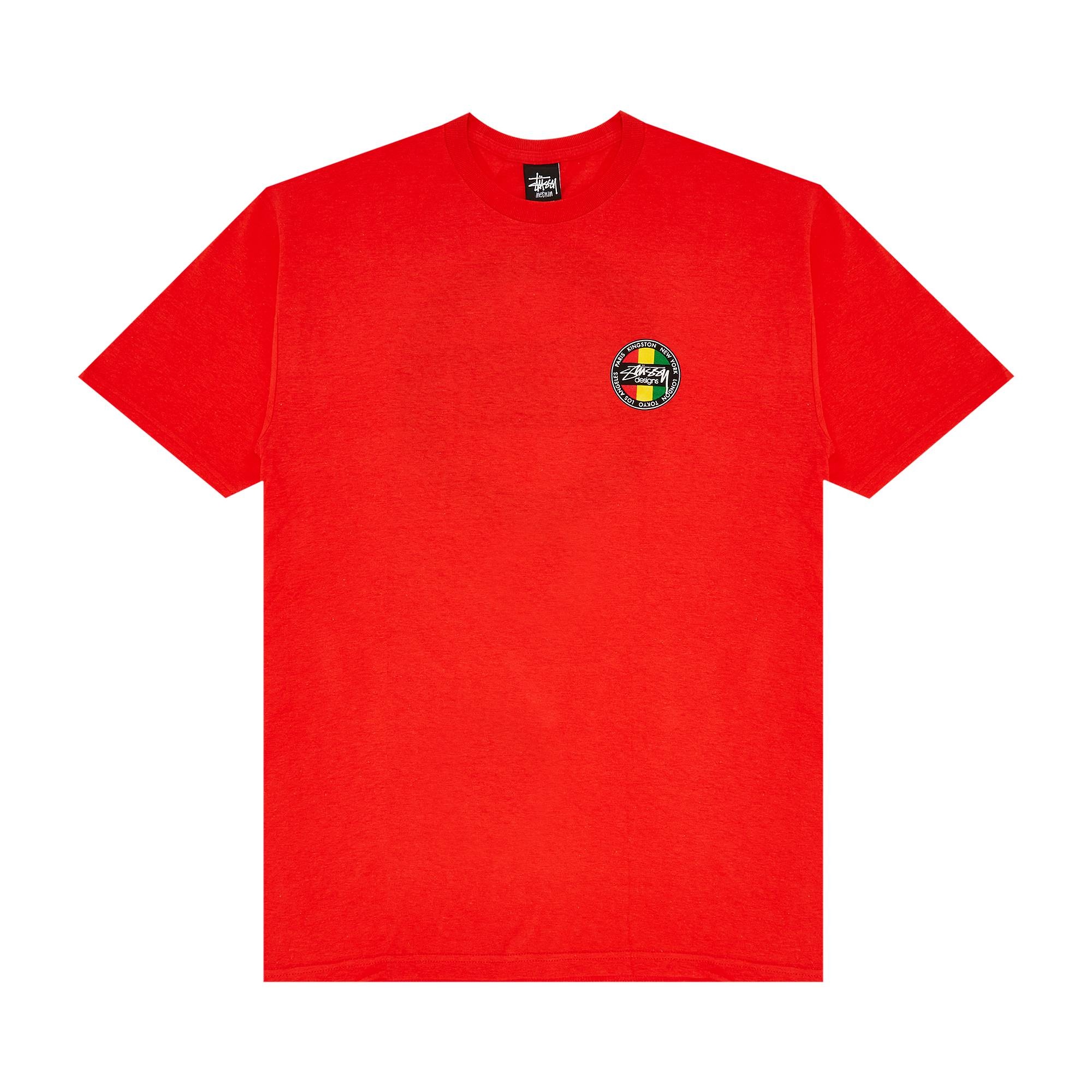 Stussy Kingston Dot Tee 'Red' - 1