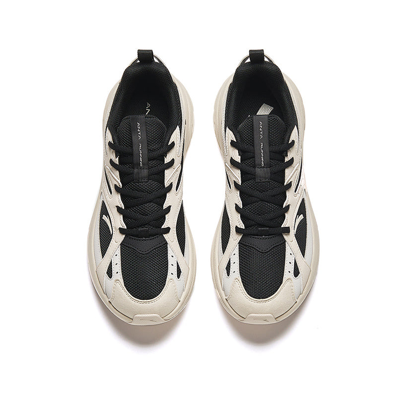 ANTA Running Series Sneakers 'Beige Black' 912345599-3 - 3