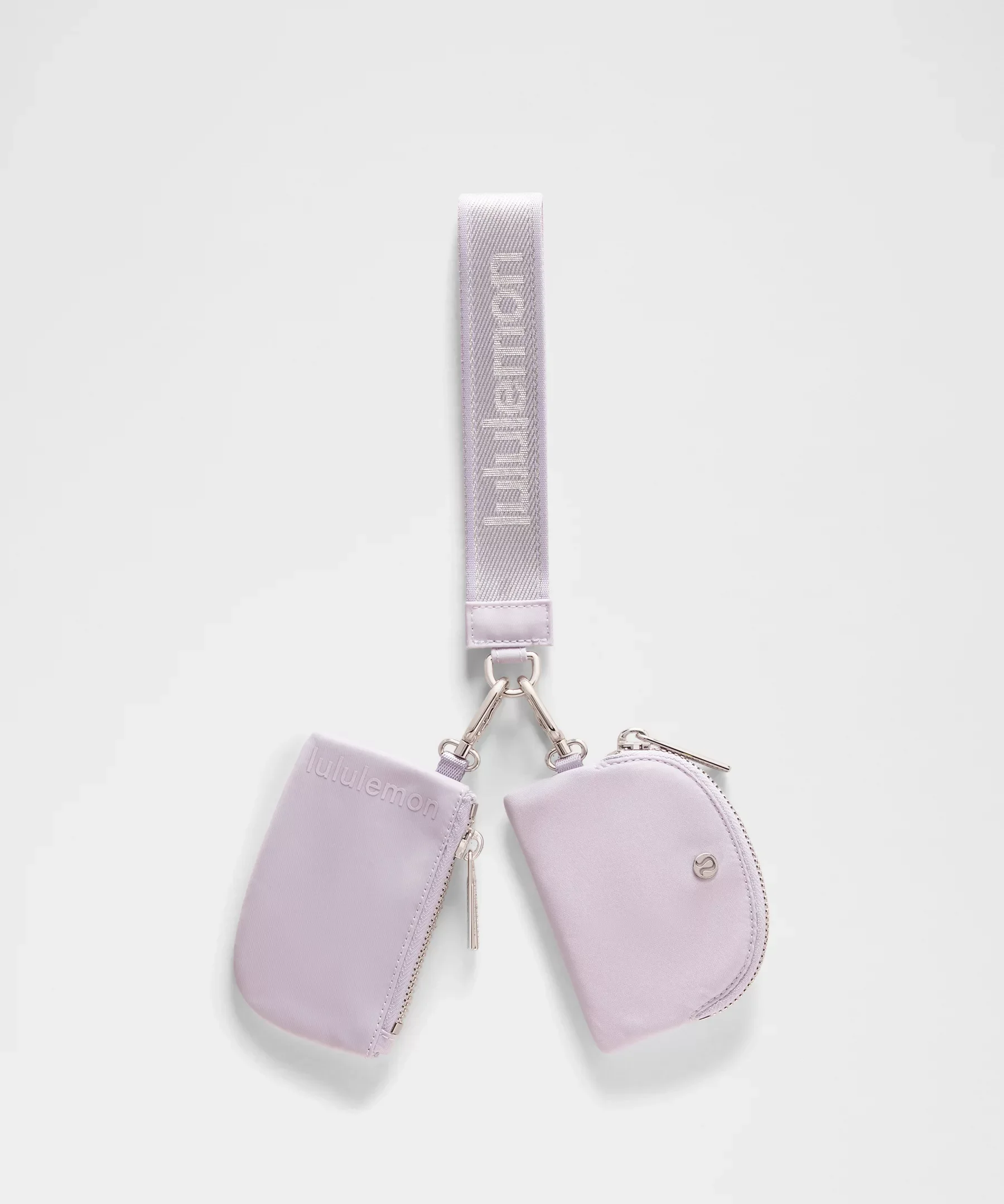 Dual Pouch Wristlet *Metallic Wordmark - 1