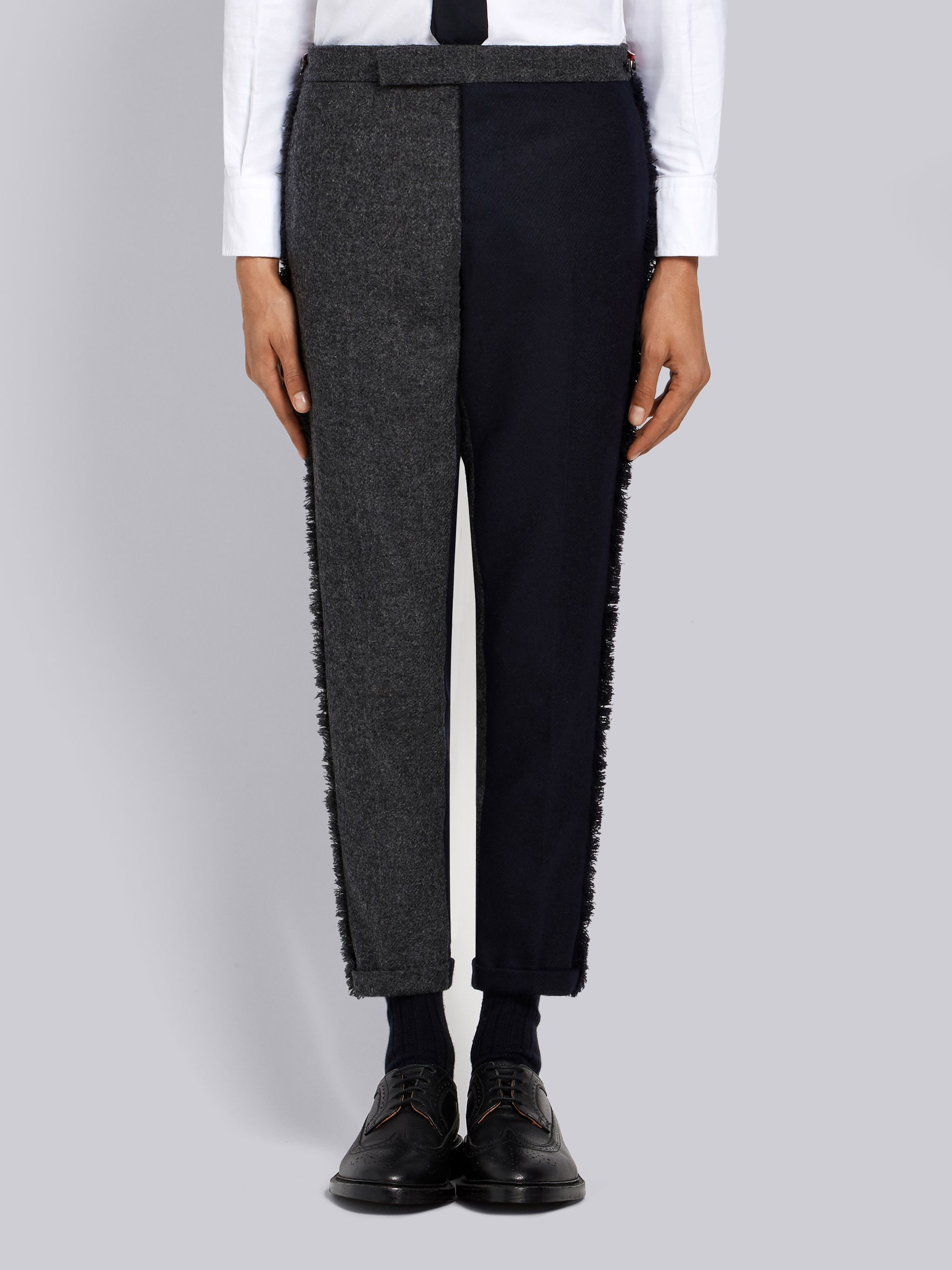 Frayed Edges Skinny Trouser - 1