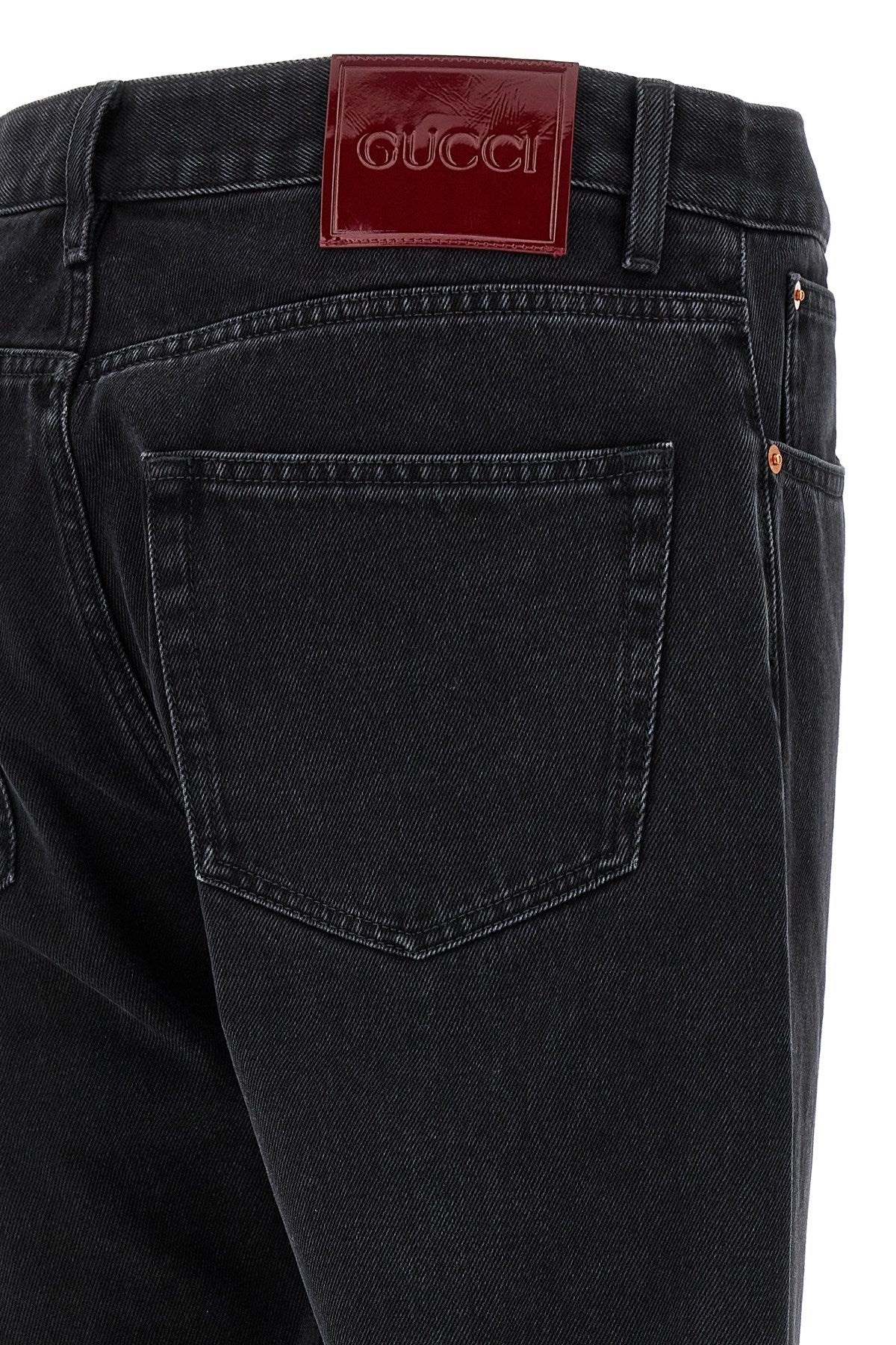 デニム・ジーパン GUCCI Web tape jeans GUCCI Gucci Men Web Tape Jeans | luosophy | REVERSIBLE