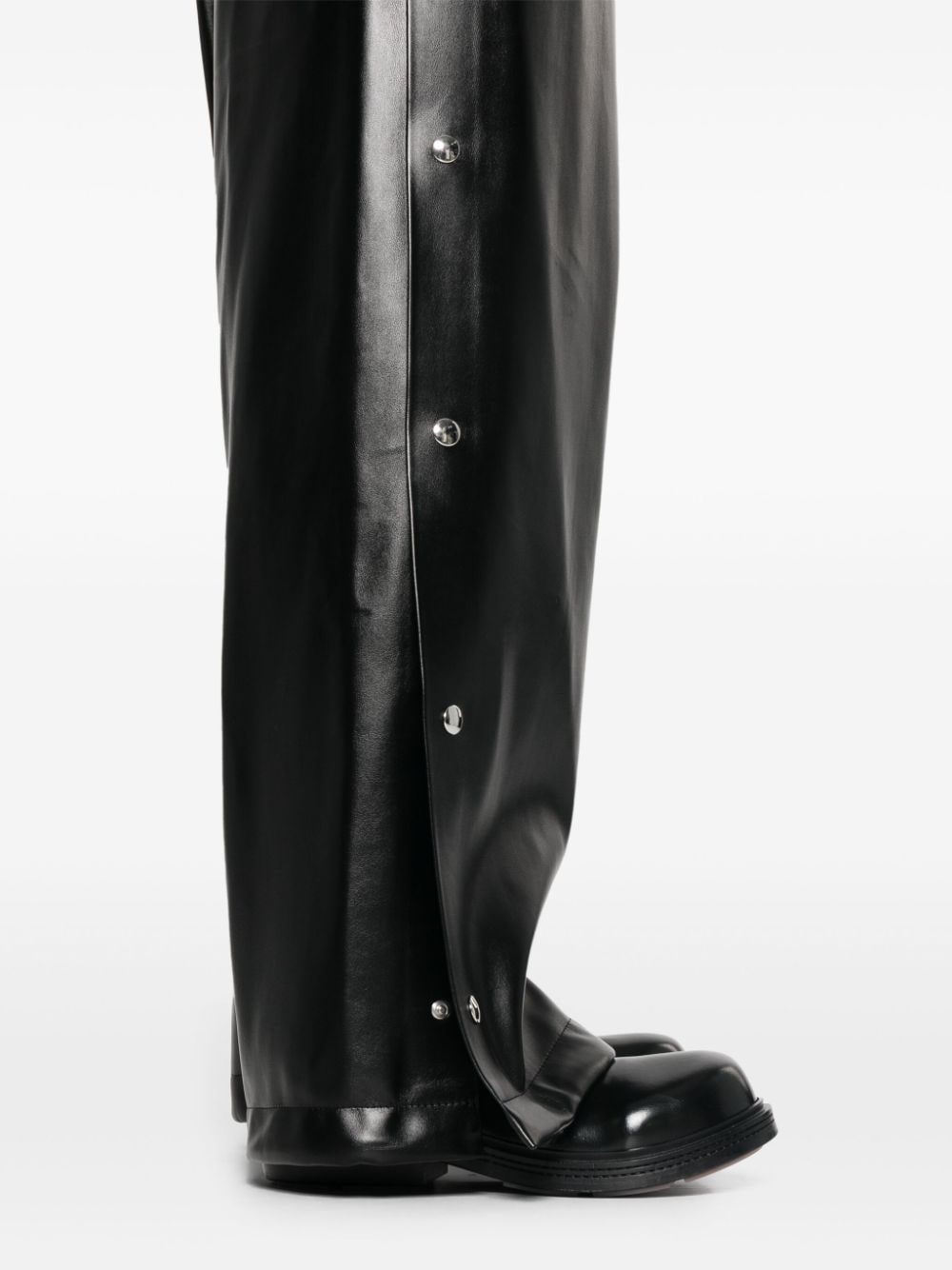 faux-leather trousers - 5