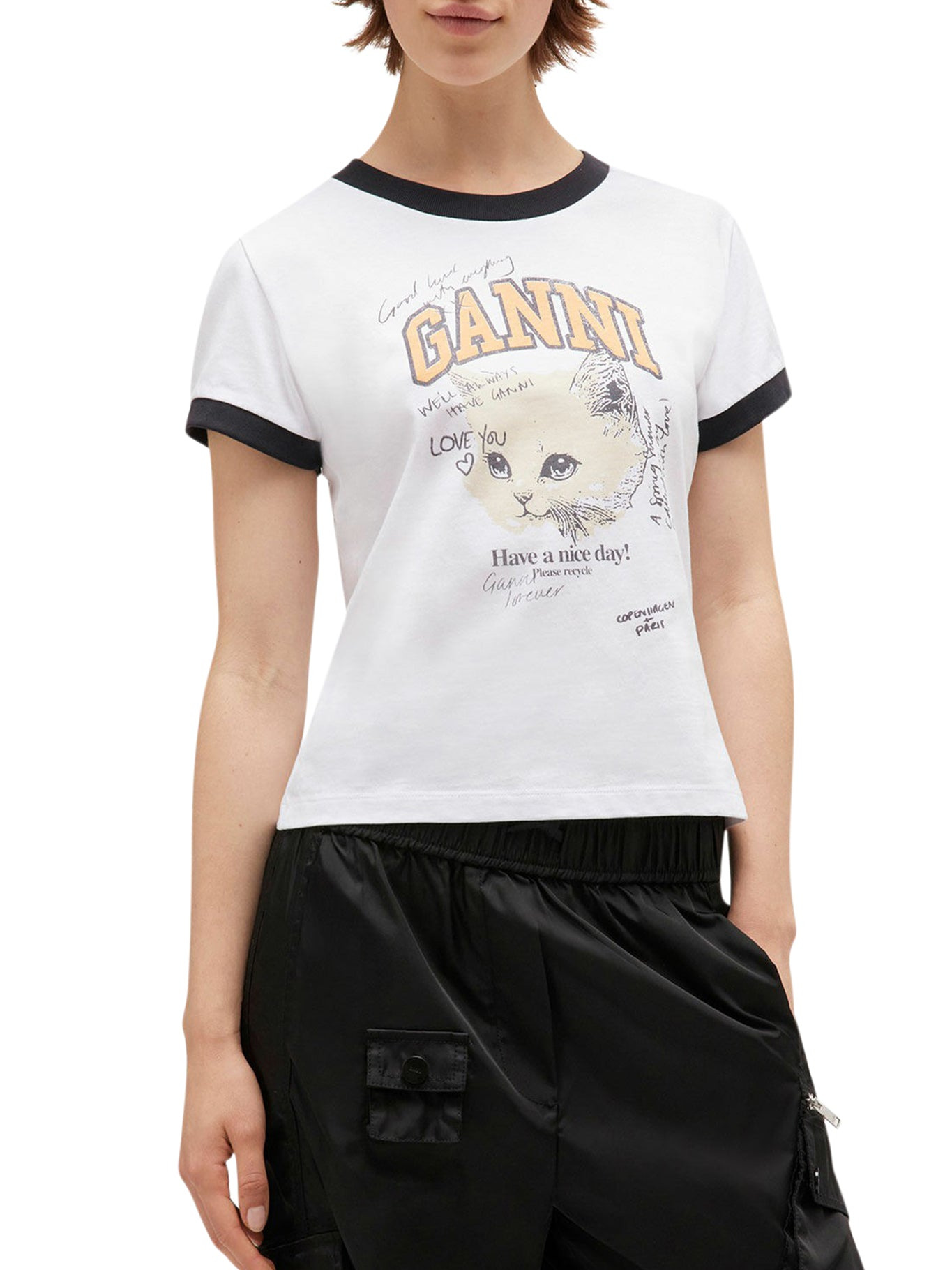 COTTON T-SHIRT WITH PRINT - 3