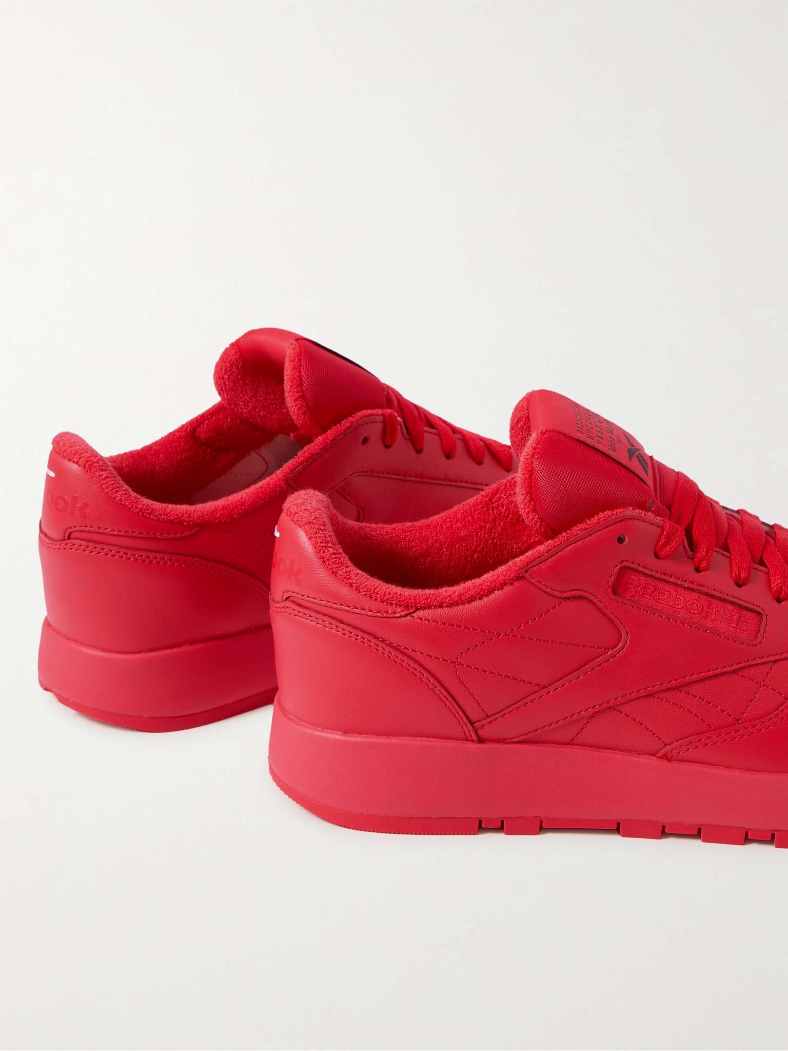 + Maison Margiela Project 0 Classic Tabi Split-Toe Leather Sneakers - 5