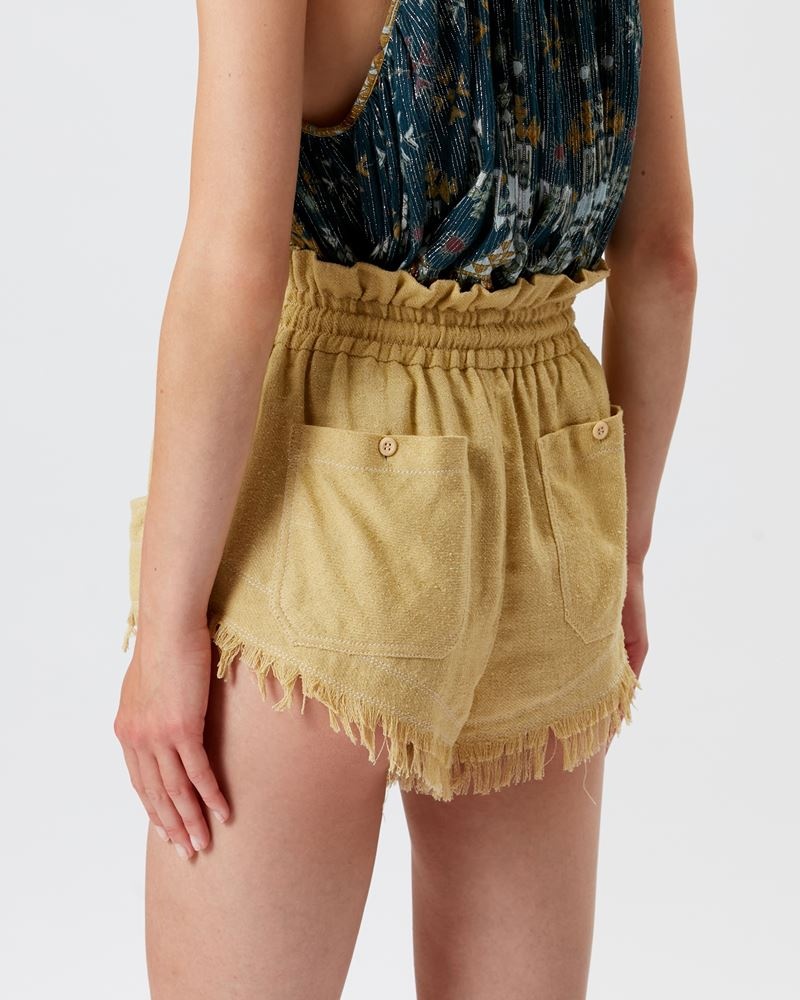 TALAPIZ SILK BOURETTE SHORTS - 5