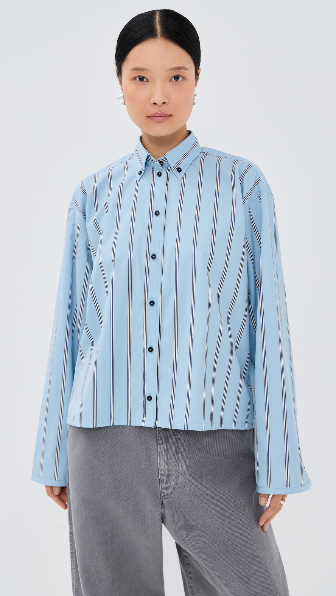 The Javi Boxy Button Down Shirt - 2