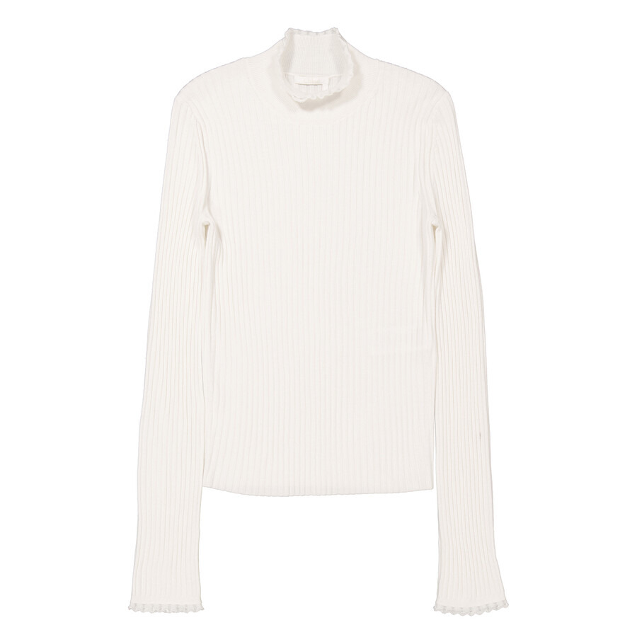 Chloe Iconic Milk Turtleneck Knitted Sweater - 1