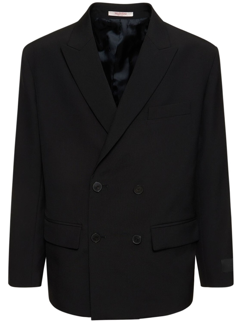 Double breast wool blazer - 1