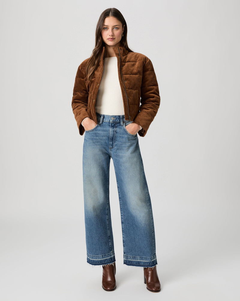 PAIGE Arellia Ankle Barrel Leg Jean outlook
