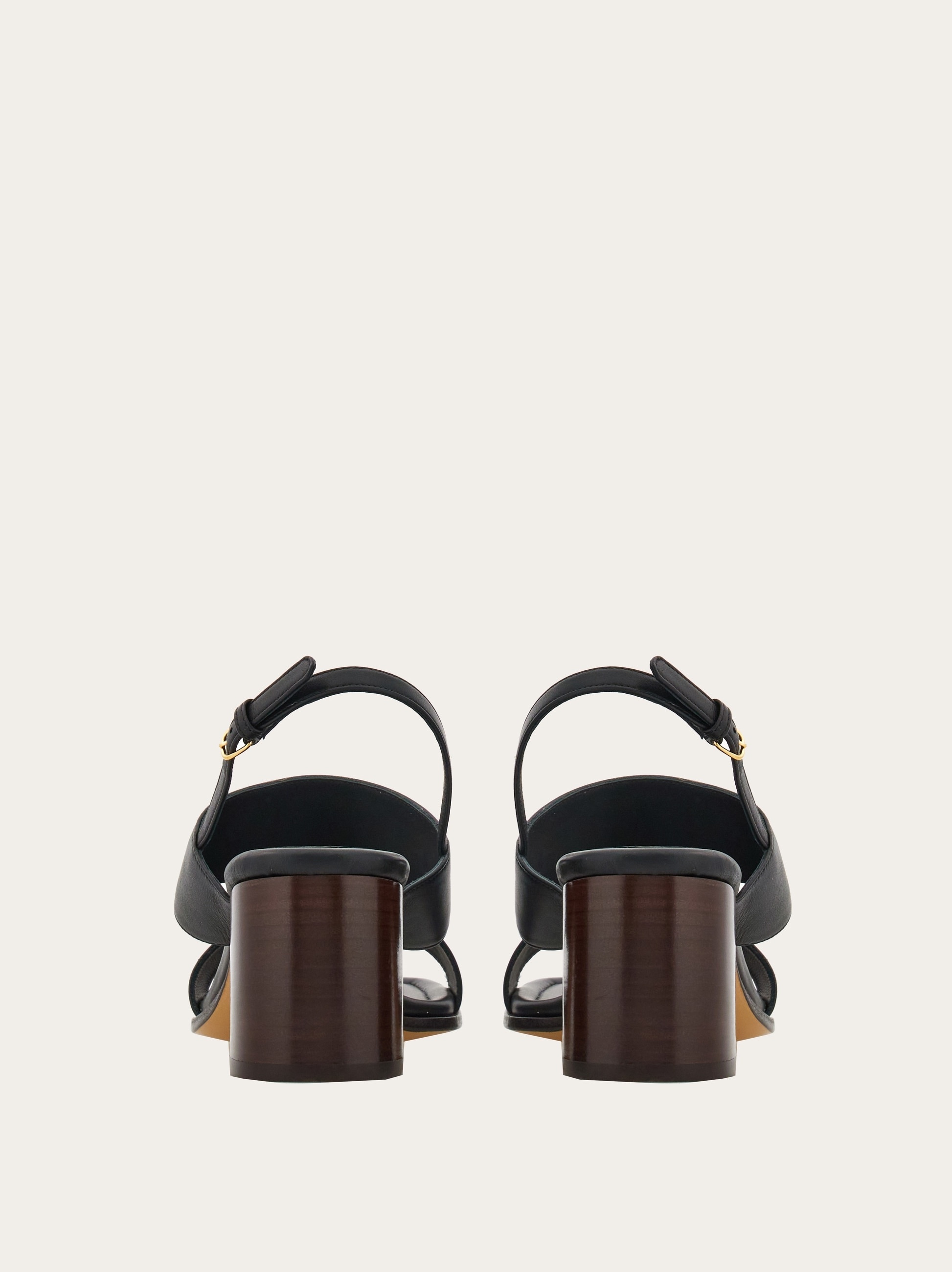サンダル・ミュール FERRAGAMO SANDAL (01I1347730861C TESTADIMORO) FERRAGAMO Sandal with Gancini ornament | REVERSIBLE