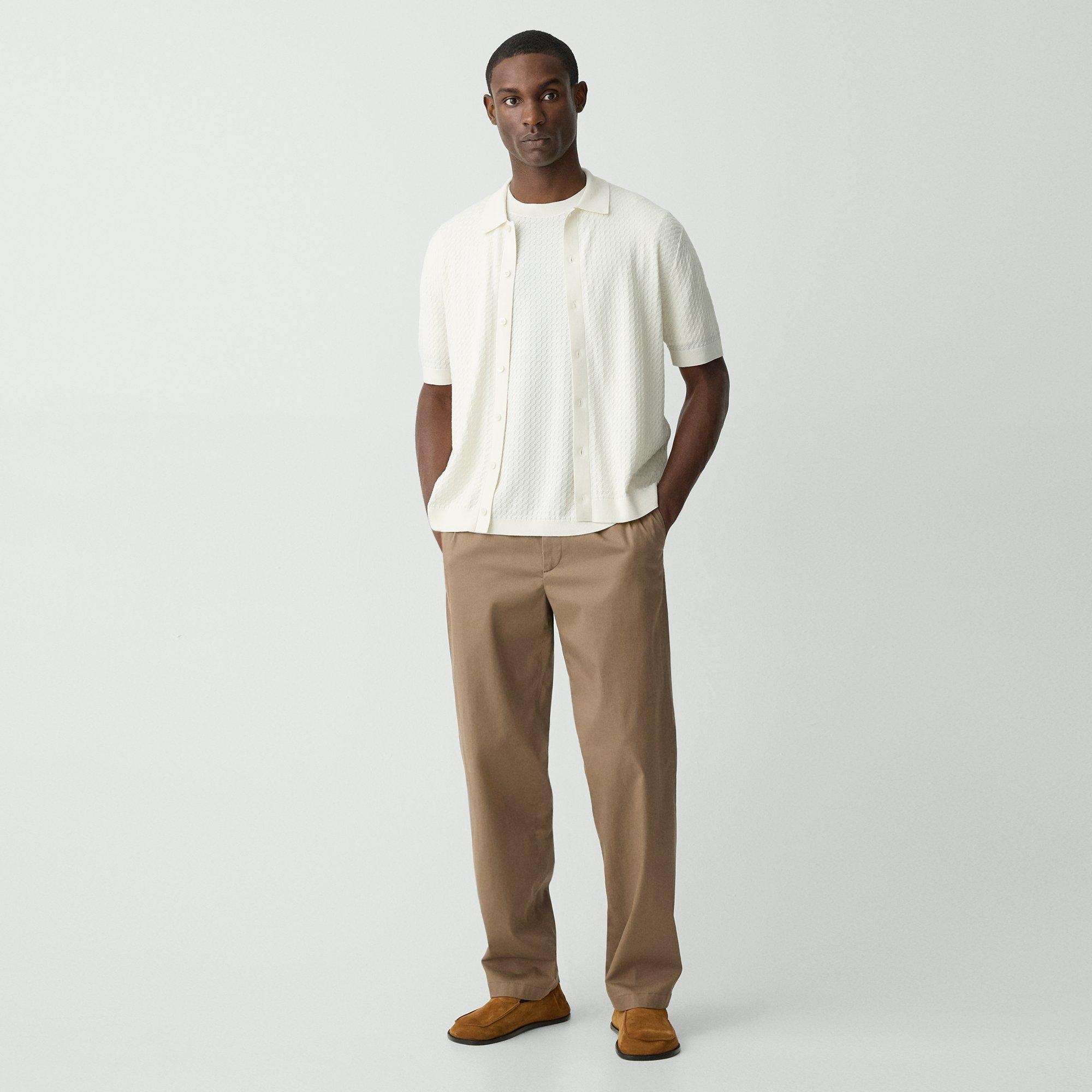 Cairn Short-Sleeve Sweater in Cotton - 6