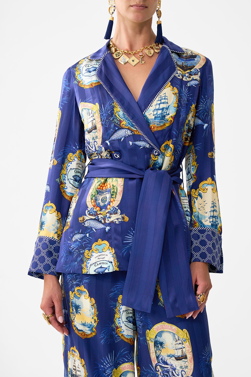 RELAXED JACKET WITH SPLIT CUFFS - 5