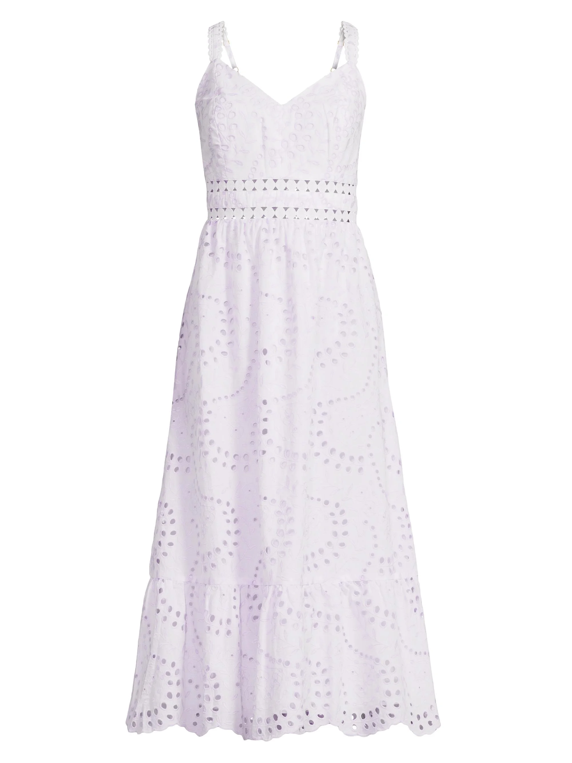 Women's Tiah Eyelet Midi-Dress - Hyacinth - 1