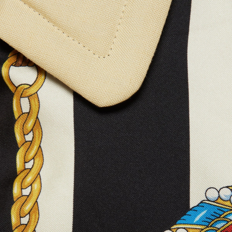 Reversible printed silk jacket 5